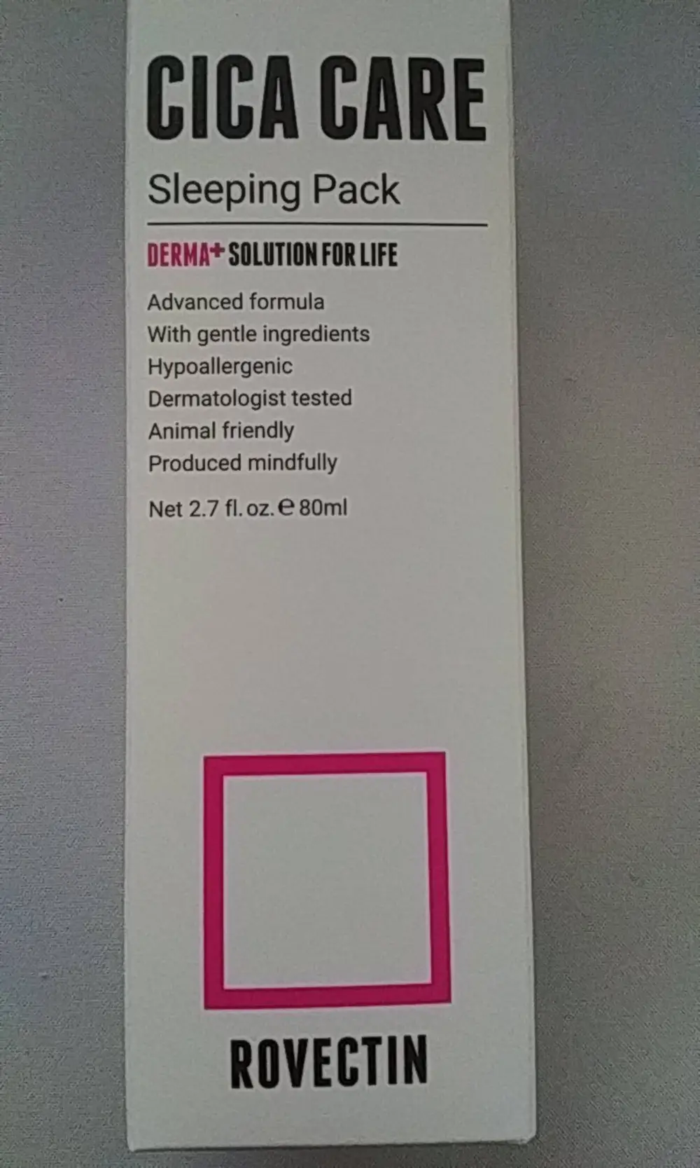 ROVECTIN - Cica care - Sleeping pack