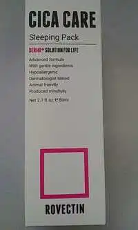 ROVECTIN - Cica care - Sleeping pack