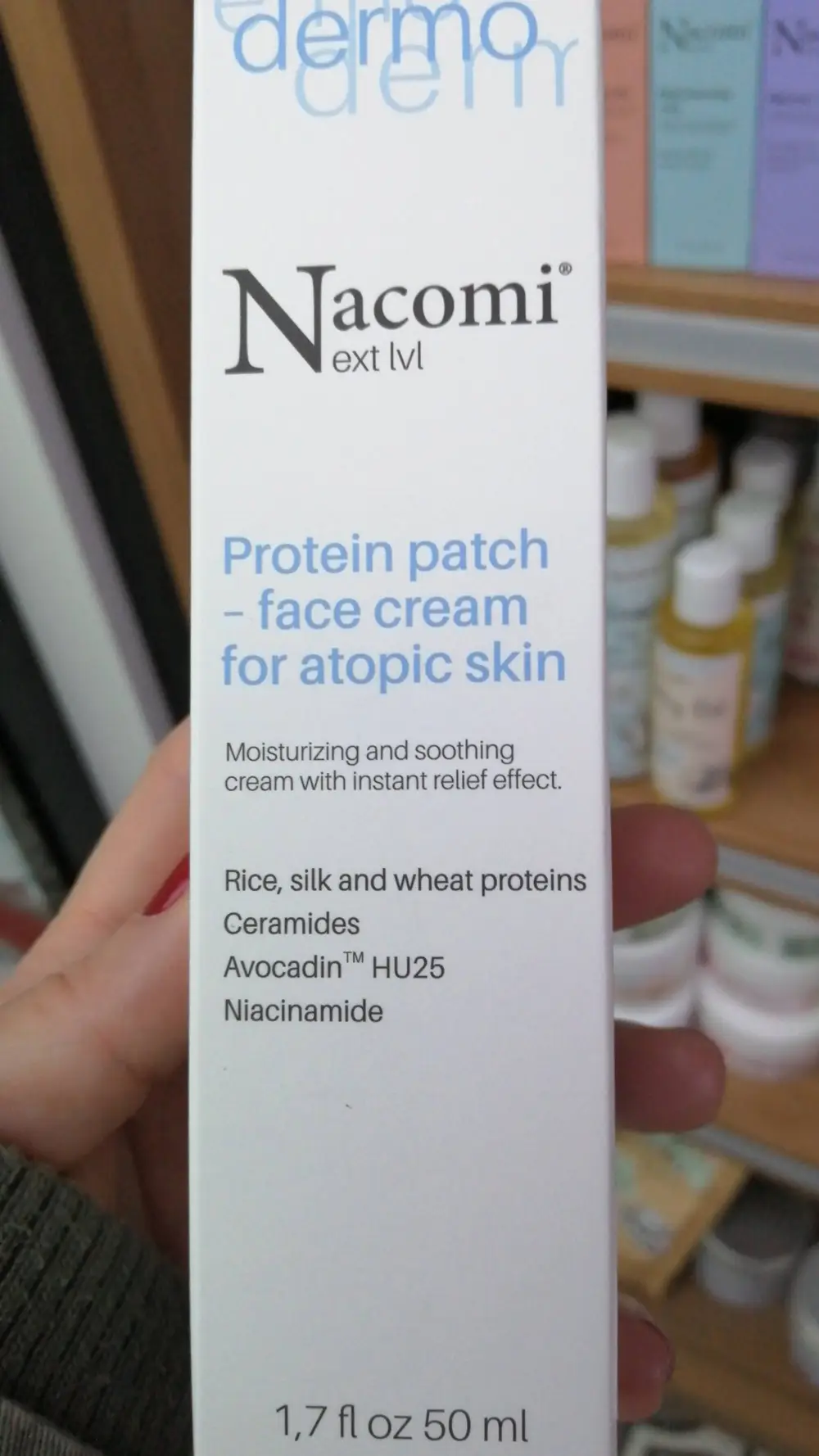 NACOMI EXT LVL - Protein patch - Face cream for atopic skin