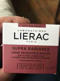 LIÉRAC - Supra radiance - Crème rénovatrice anti-ox