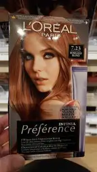 L'ORÉAL PARIS - Infinia préférence - Coloration permanente 7.23 rose gold blond