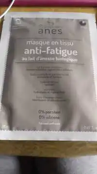 AU PAYS DES ÂNES - Masque en tissu anti-fatigue au lait d'ânesse biologique