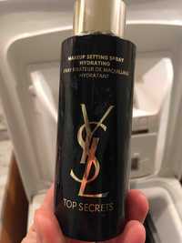 YVES SAINT LAURENT - Top secrets - Spray fixateur de maquillage hydratant