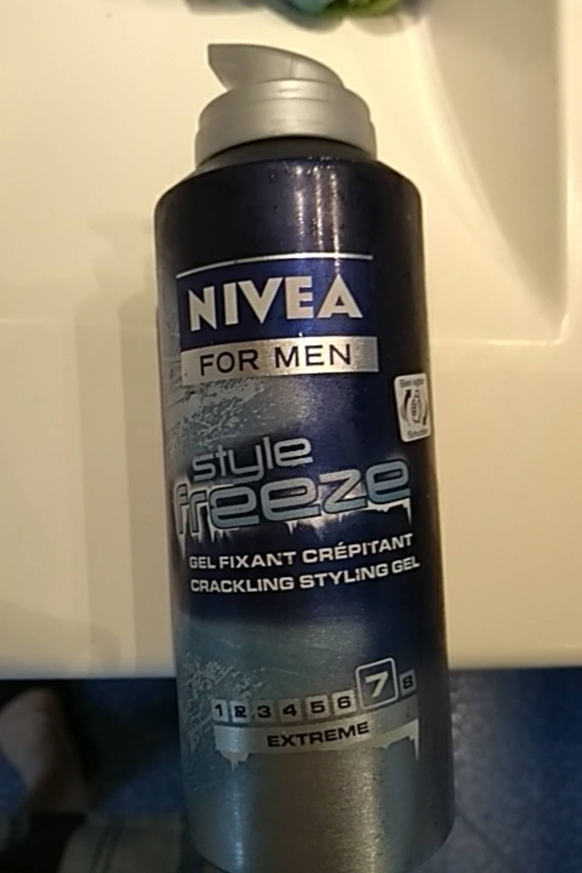 NIVEA - Nivea for men Style freeze - Gel fixant crépitant 7