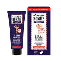 BLONDÉPIL - BLONDEPIL HOMME CREME DEPILATOIRE & GANT GOMMANT ZONE INTIMES 74% NATUREL 100ML