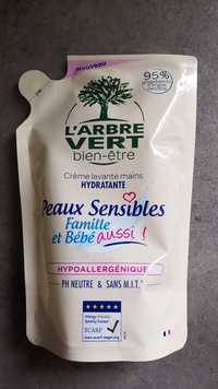 L'ARBRE VERT - Peaux sensibles - Crème lavante mains hydratante