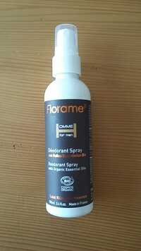 FLORAME - Déodorant spray bio pour homme 