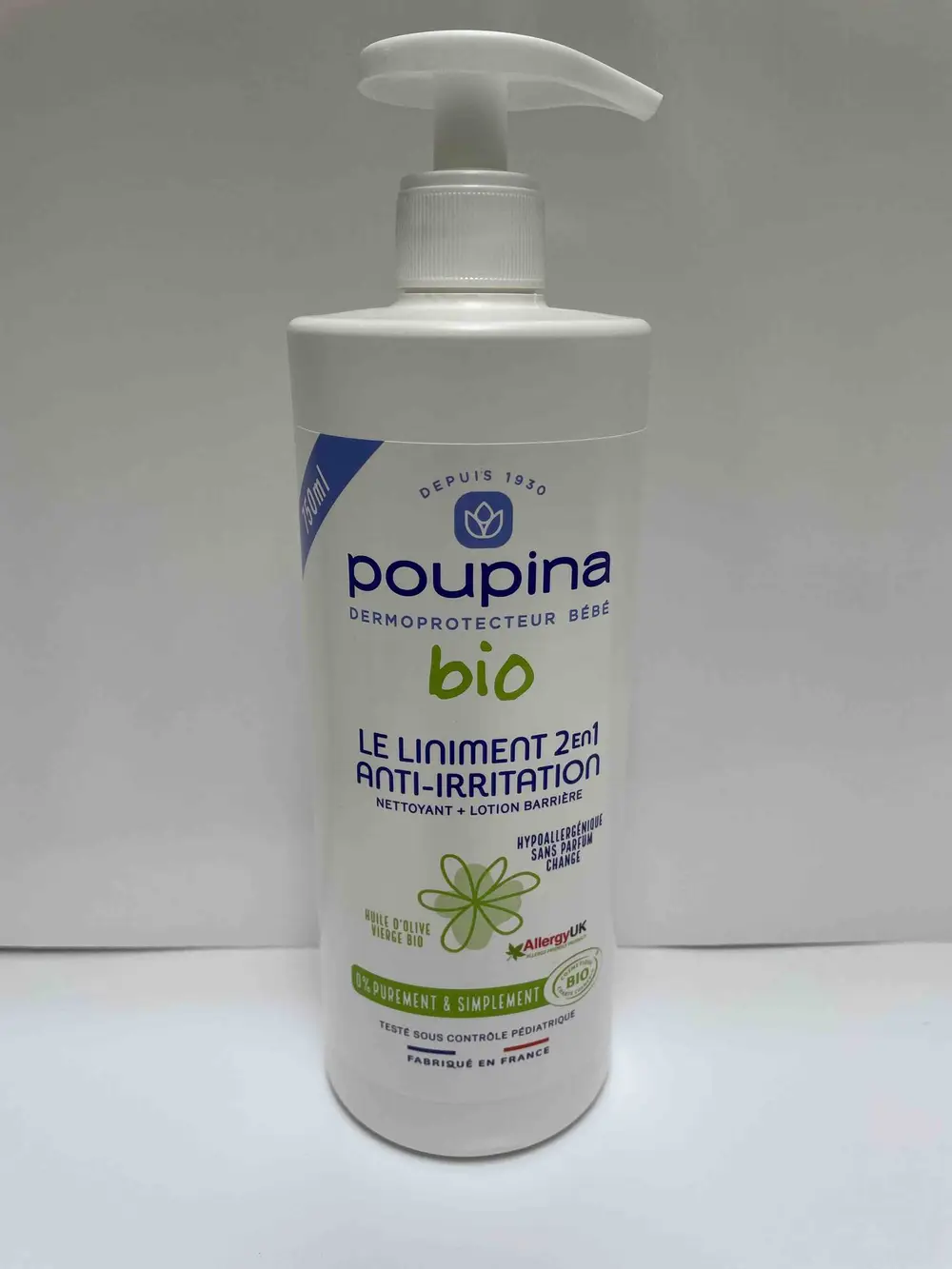 POUPINA - Le liniment 2 en 1 Anti-irritation 