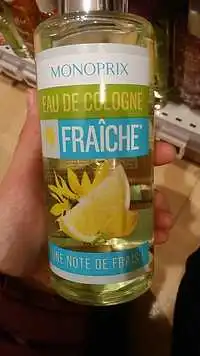 MONOPRIX - Eau de cologne fraîche