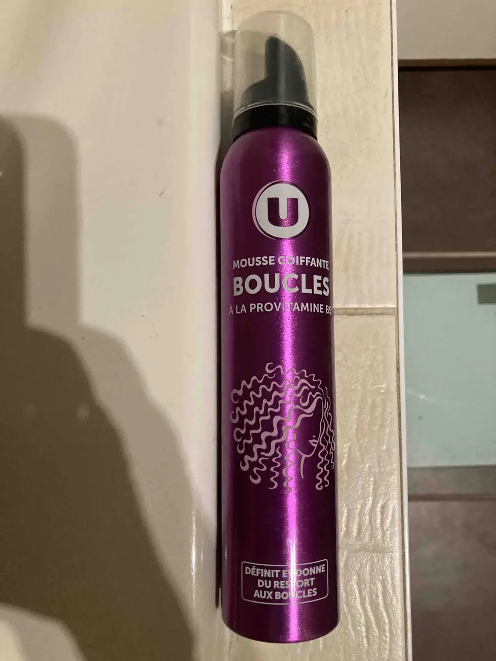 U - Mousse coiffante boucles à la provitamine B5