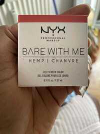 NYX - Bare with me - Chanvre Gel coloré pour joues