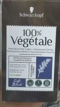 SCHWARZKOPF - 100% végétale - Plant-based hair colour soft black