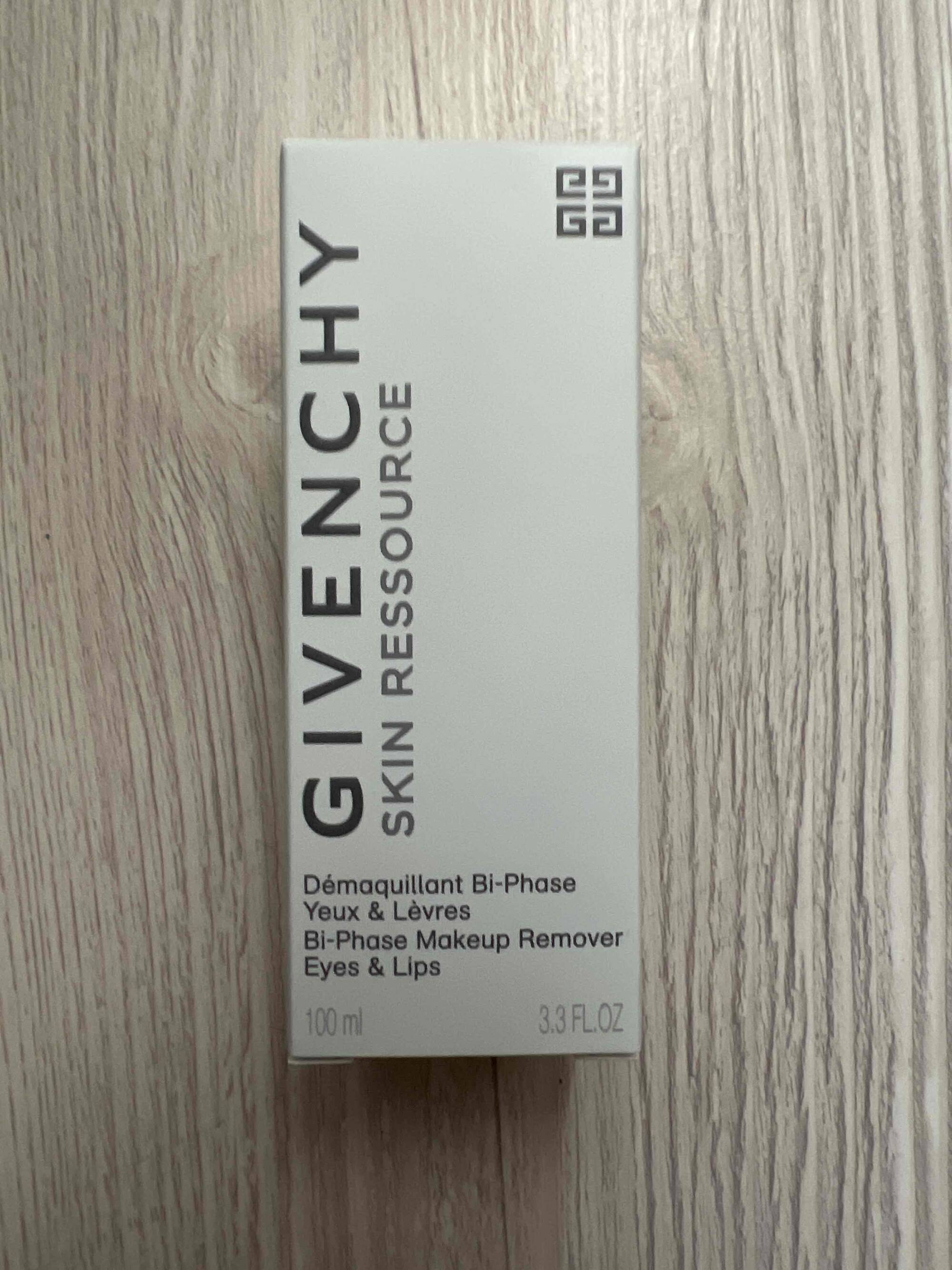 GIVENCHY - Skin ressource - Démaquillant bi-phase yeux & lèvres