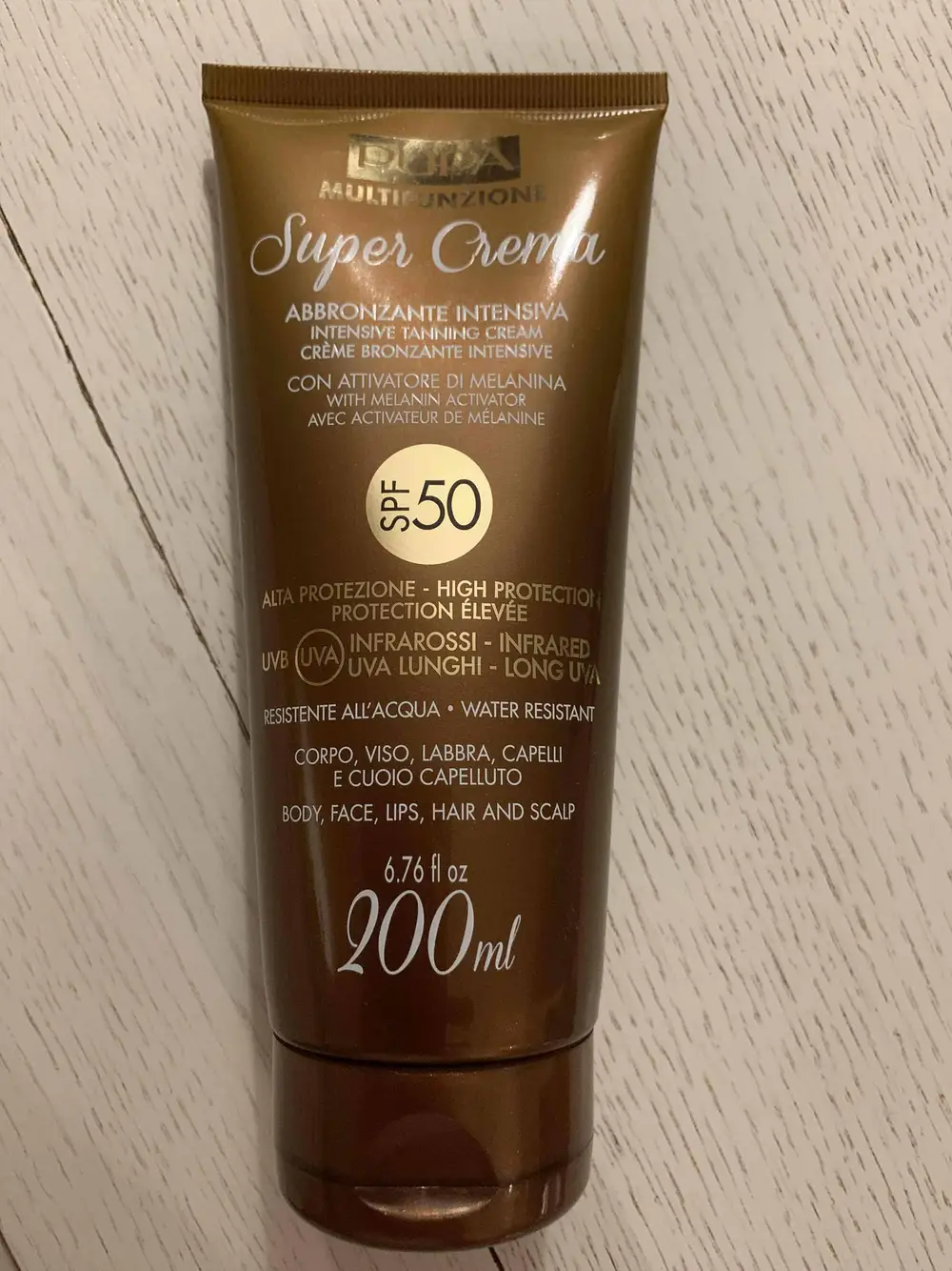 PUPA - Super Crema - Crème bronzante intensive SPF 50