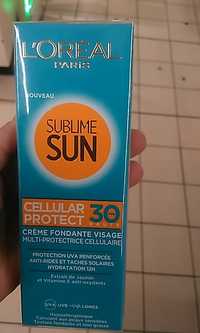 L'ORÉAL - Sublime sun - Cellular protect 30 fps haute