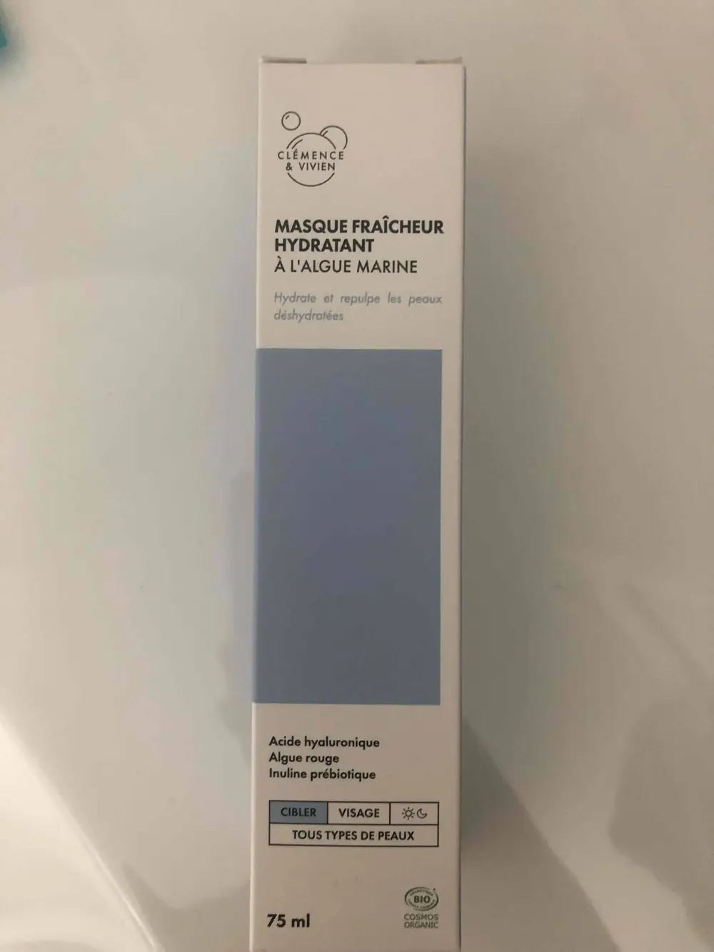 CLEMENCE ET VIVIEN - Masque fraicheur hydrantant à l'algue marine