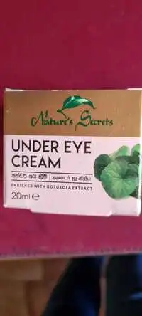 NATURE'S SECRETS - Under eye cream