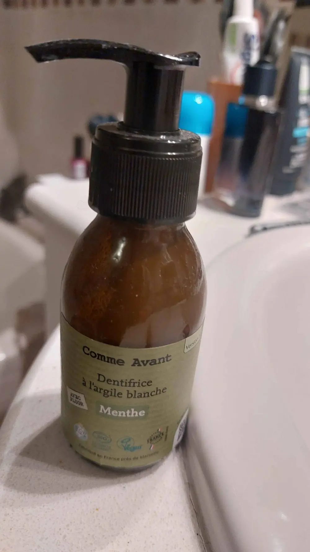 COMME AVANT - Menthe - Dentifrice à l'argile blanche 