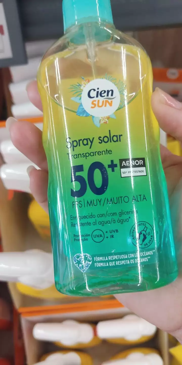 CIEN - Sun - Spray solar transparente FPS 50+