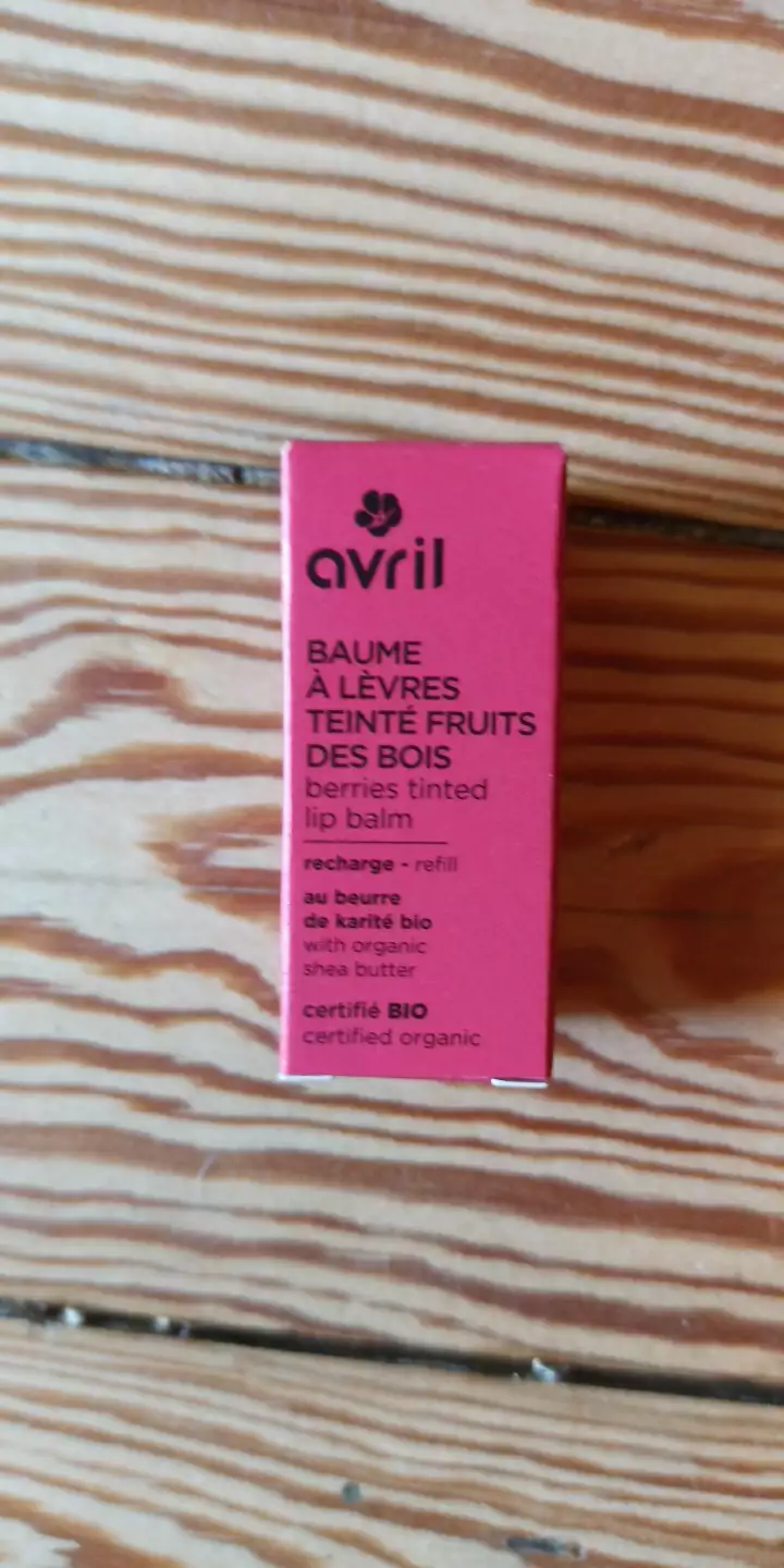 AVRIL - Baume à lèvres teinté fruits des bois
