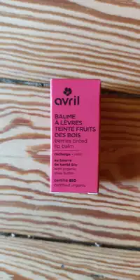 AVRIL - Baume à lèvres teinté fruits des bois