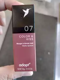 ADOPT' - 07 Color & kiss - Rouge à lèvres mat