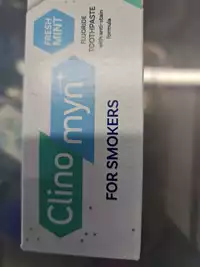 CLYNOMYN - For smokers - Fluoride toothpaste fresh mint