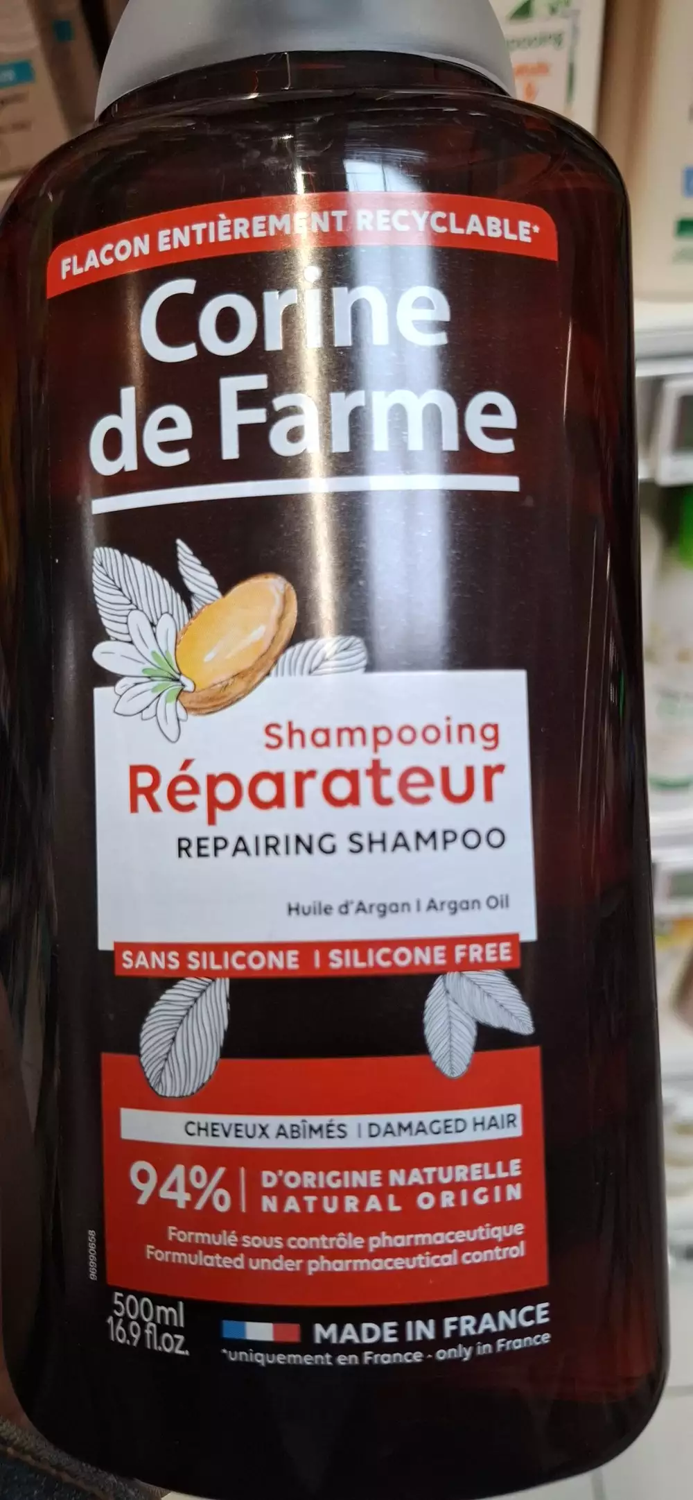 CORINE DE FARME - Shampooing réparateur sans silicone