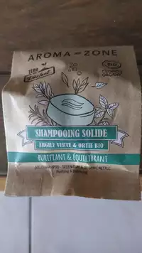 AROMA-ZONE - Argile verte & Ortie bio - Shampooing solide