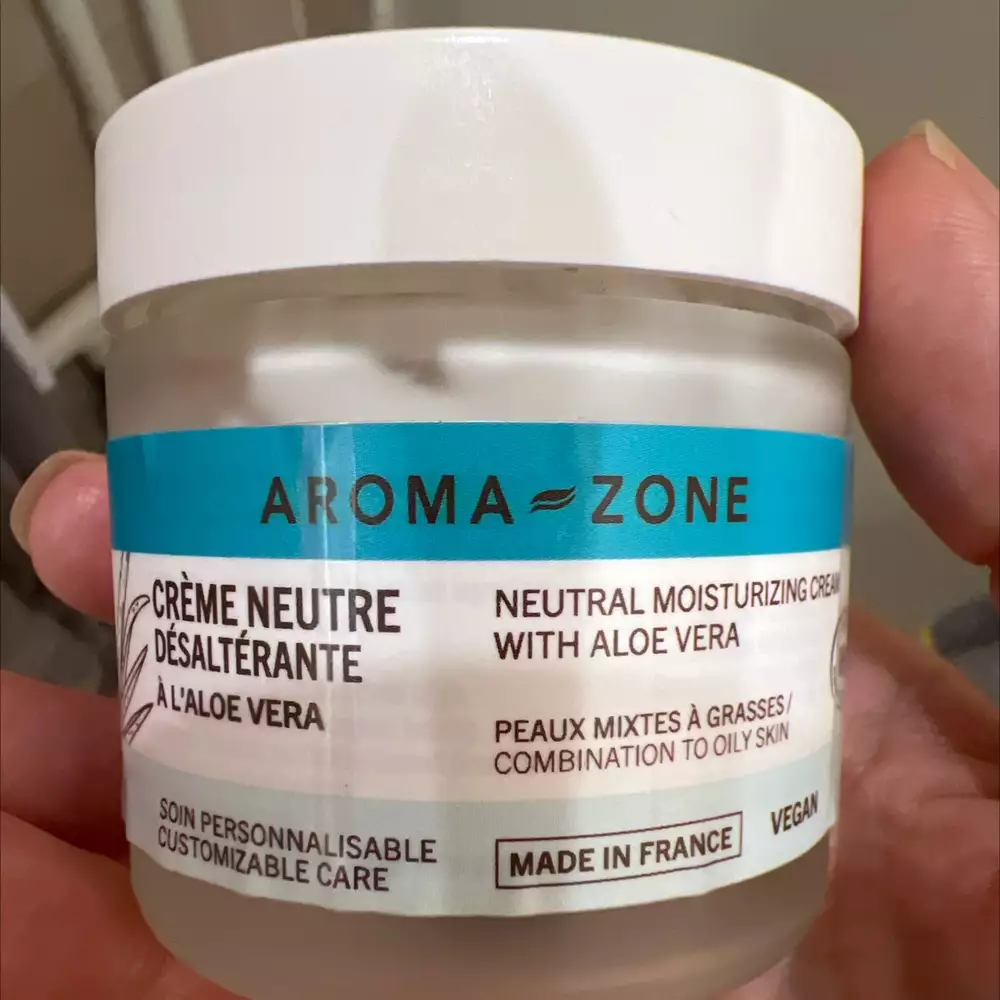 AROMA-ZONE - Crème neutre désaltérante à l’aloe vera