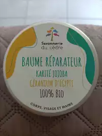SAVONNERIE DU CÈDRE - Baume réparateur karité jojoba corps et visage