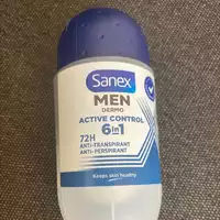 SANEX - Men dermo - Active control 6 in 1 anti-transpirant 72h