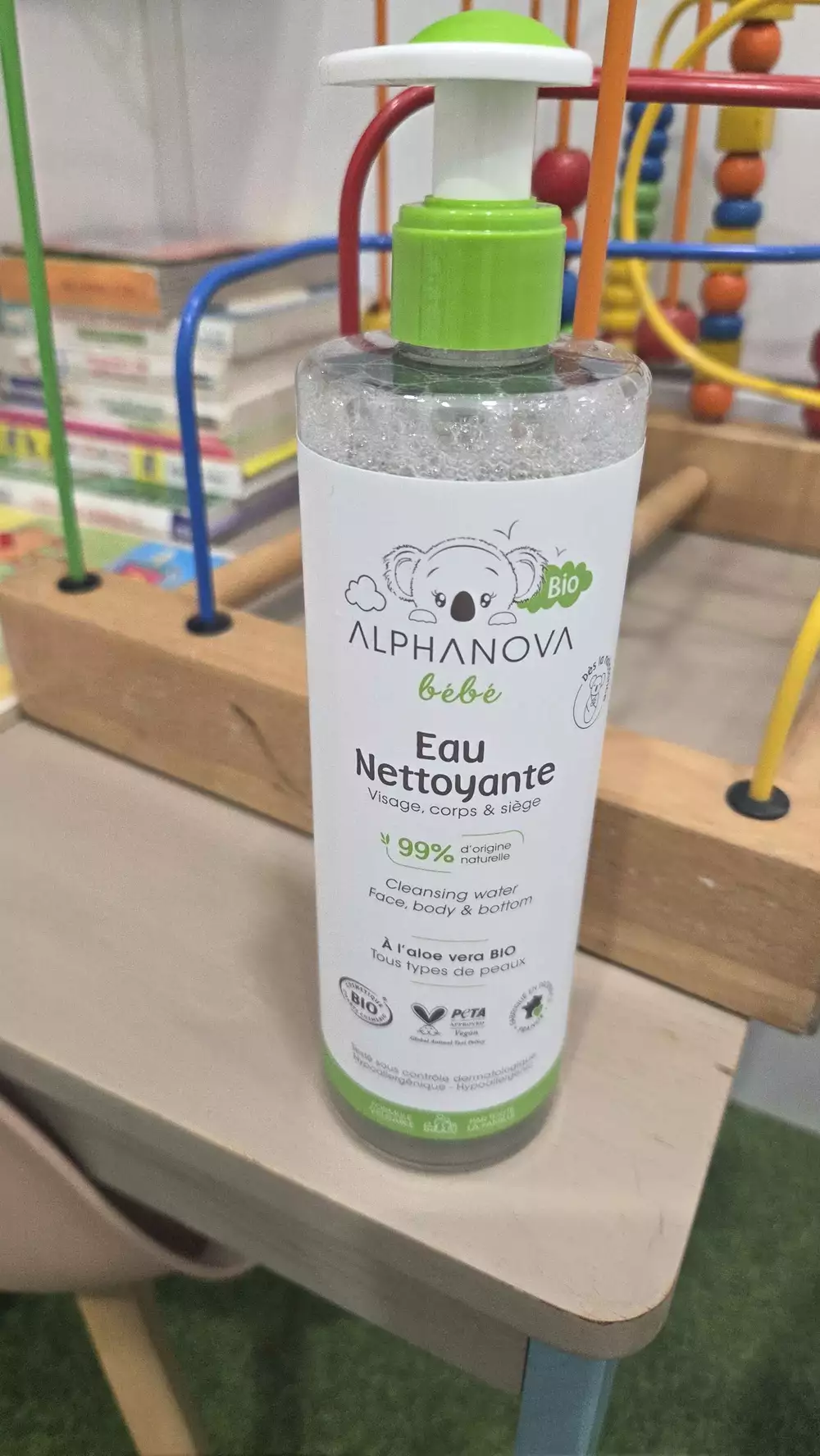 ALPHANOVA - Eau nettoyante à l'aloe vera bio