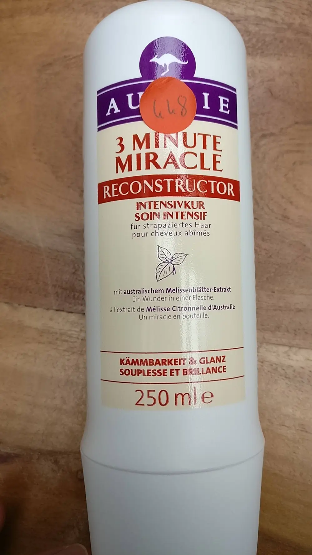 AUSSIE - 3 Minute miracle Reconstructor intensivkur soin intensif