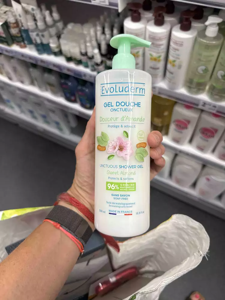 EVOLUDERM - Douceur d'amande - Gel douche onctueux