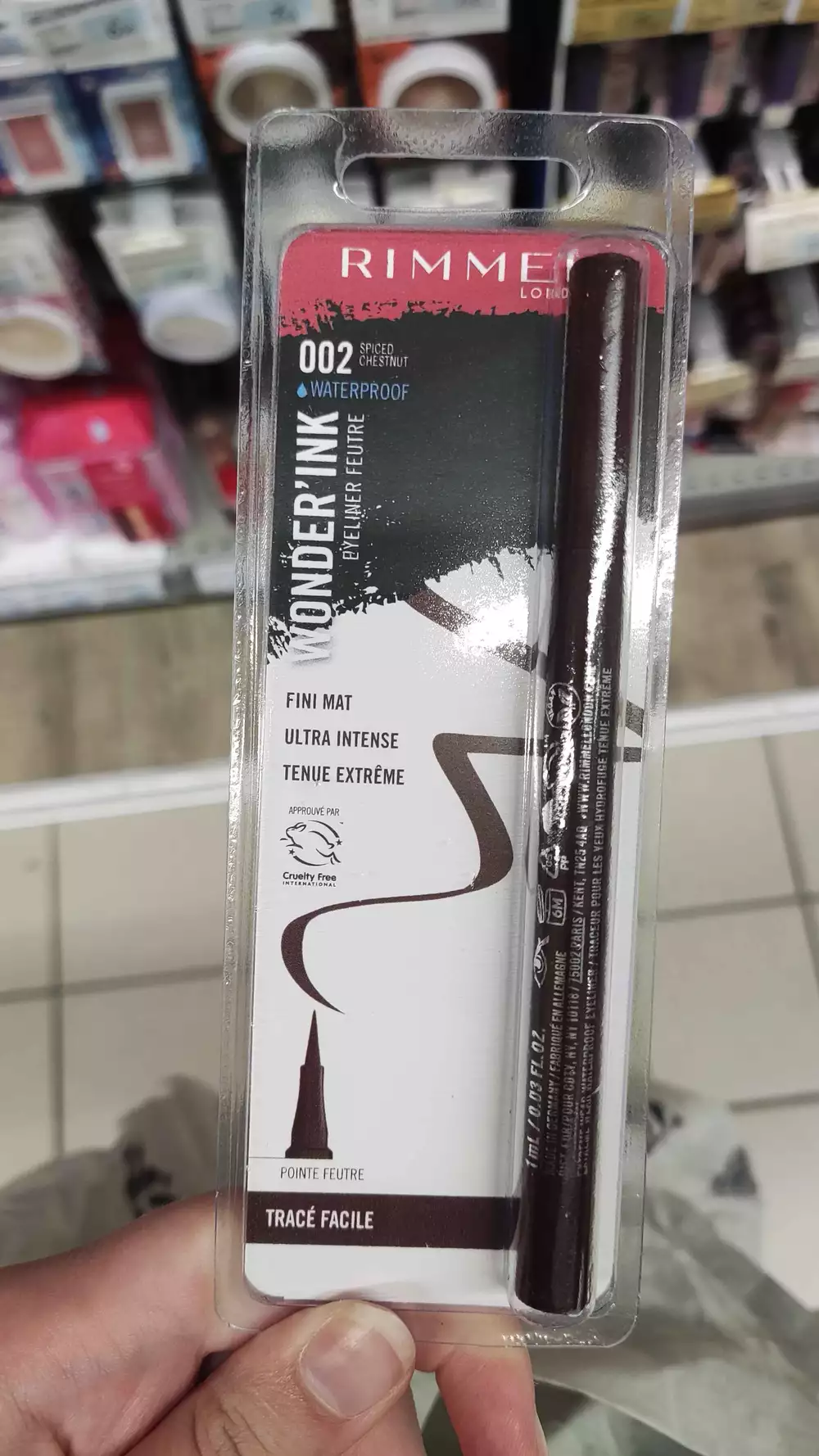 RIMMEL - Wonder'ink - Eyeliner feutre 002 spiced chestnut
