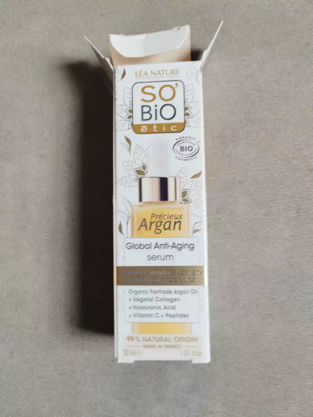 SO'BIO ÉTIC - Précieux argan - Global anti-aging serum