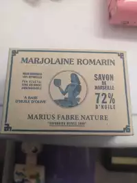 MARIUS FABRE - Savon de Marseille Marjolaine romarin
