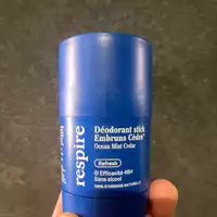 RESPIRE - Déodorant stick embruns cèdre 48h
