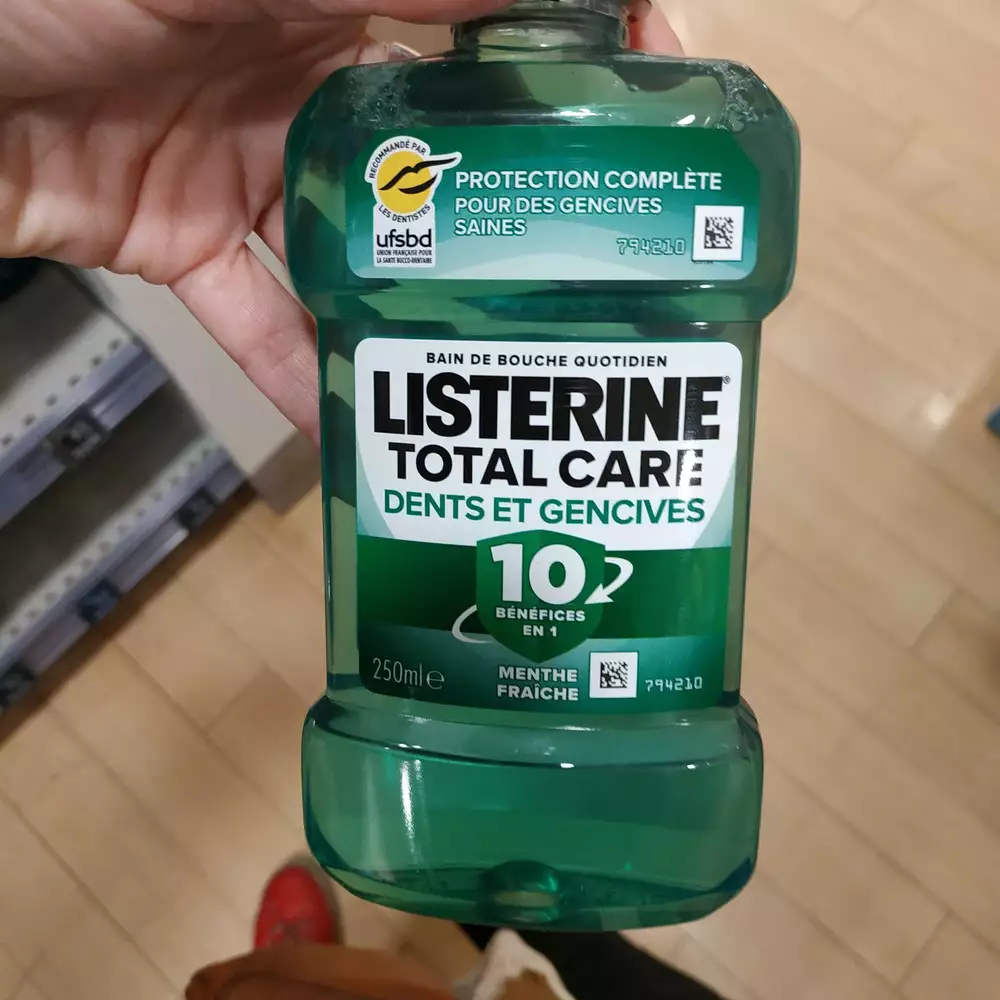 LISTERINE - Total care - Bain de bouche quotidien dents et gencives