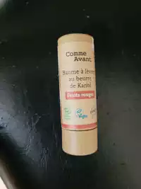 COMME AVANT - Fruits rouge - Baume à lèvres au beurre de karité