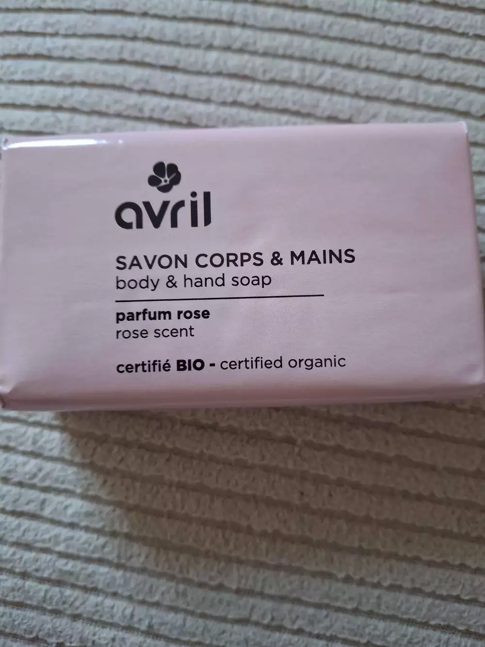 AVRIL - Savon corps & mains parfum rose