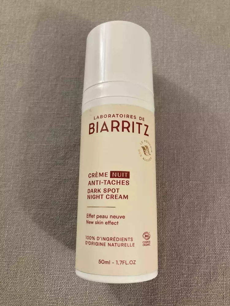 BIARRITZ - Crème nuit anti-taches 