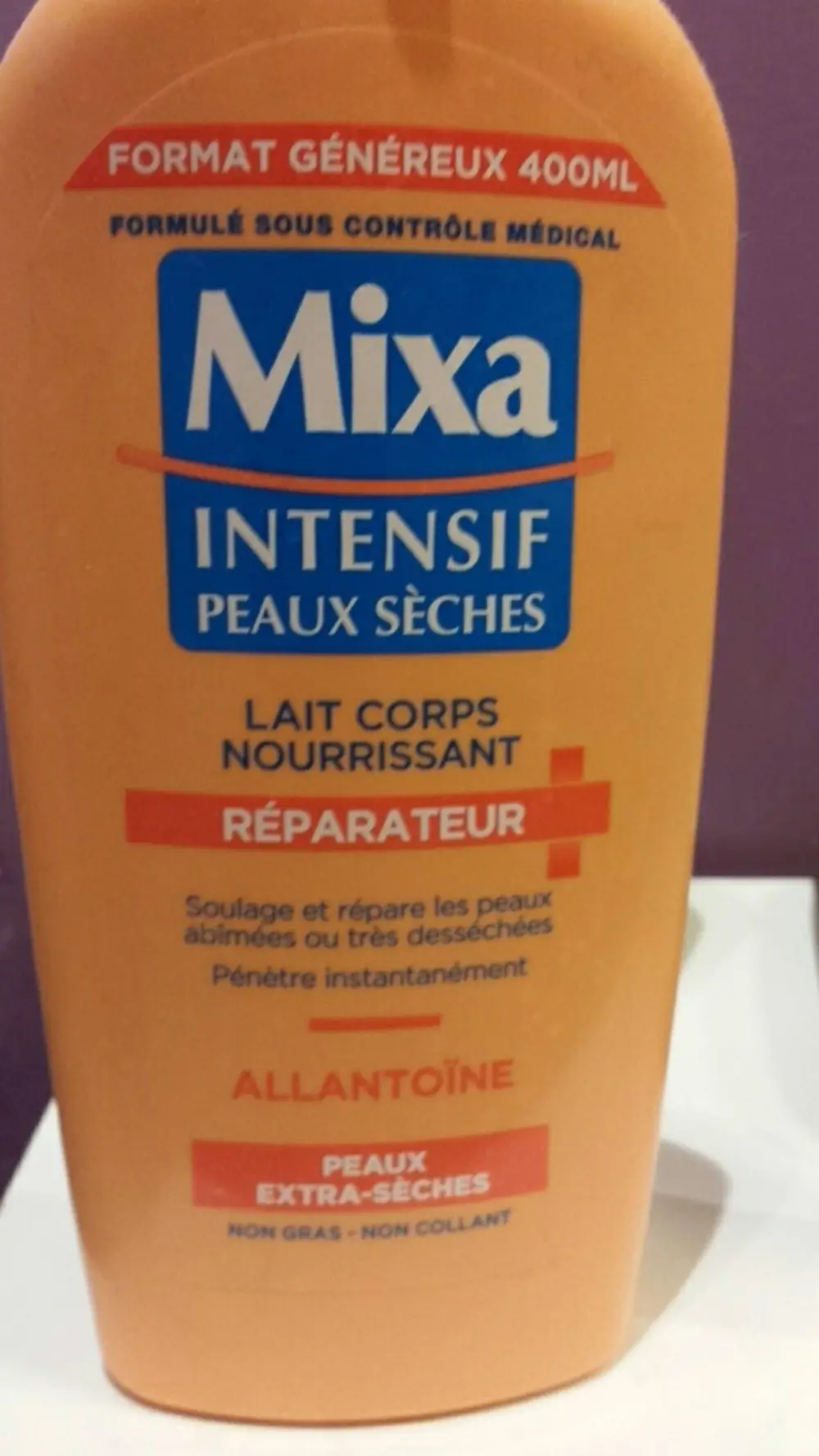 MIXA - Intensif peaux sèches - Lait corps nourrissant réparateur