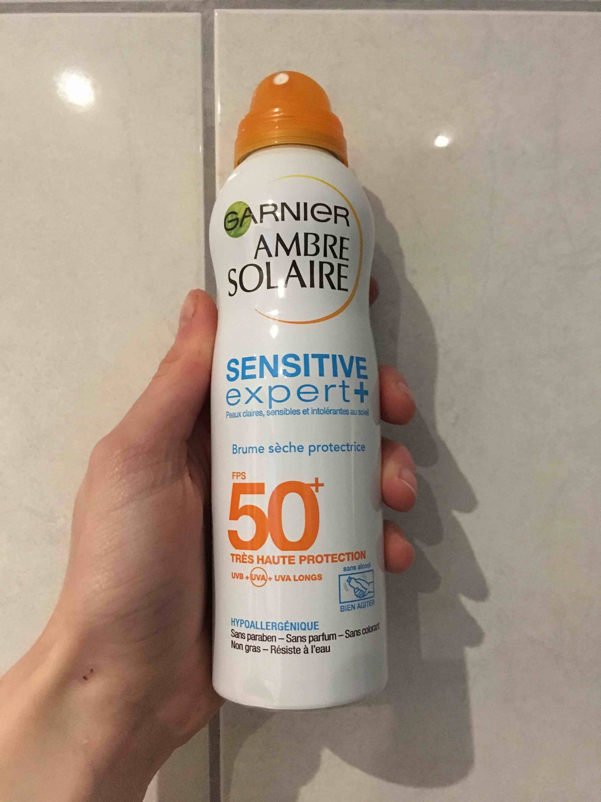 Garnier Ambre Solaire Clear Protect Spray Protecteur Transparent Refresh  Fps 50 200Ml à prix pas cher
