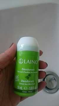 LAINO - Déodorant thé vert-feuilles de menthe 24h protection