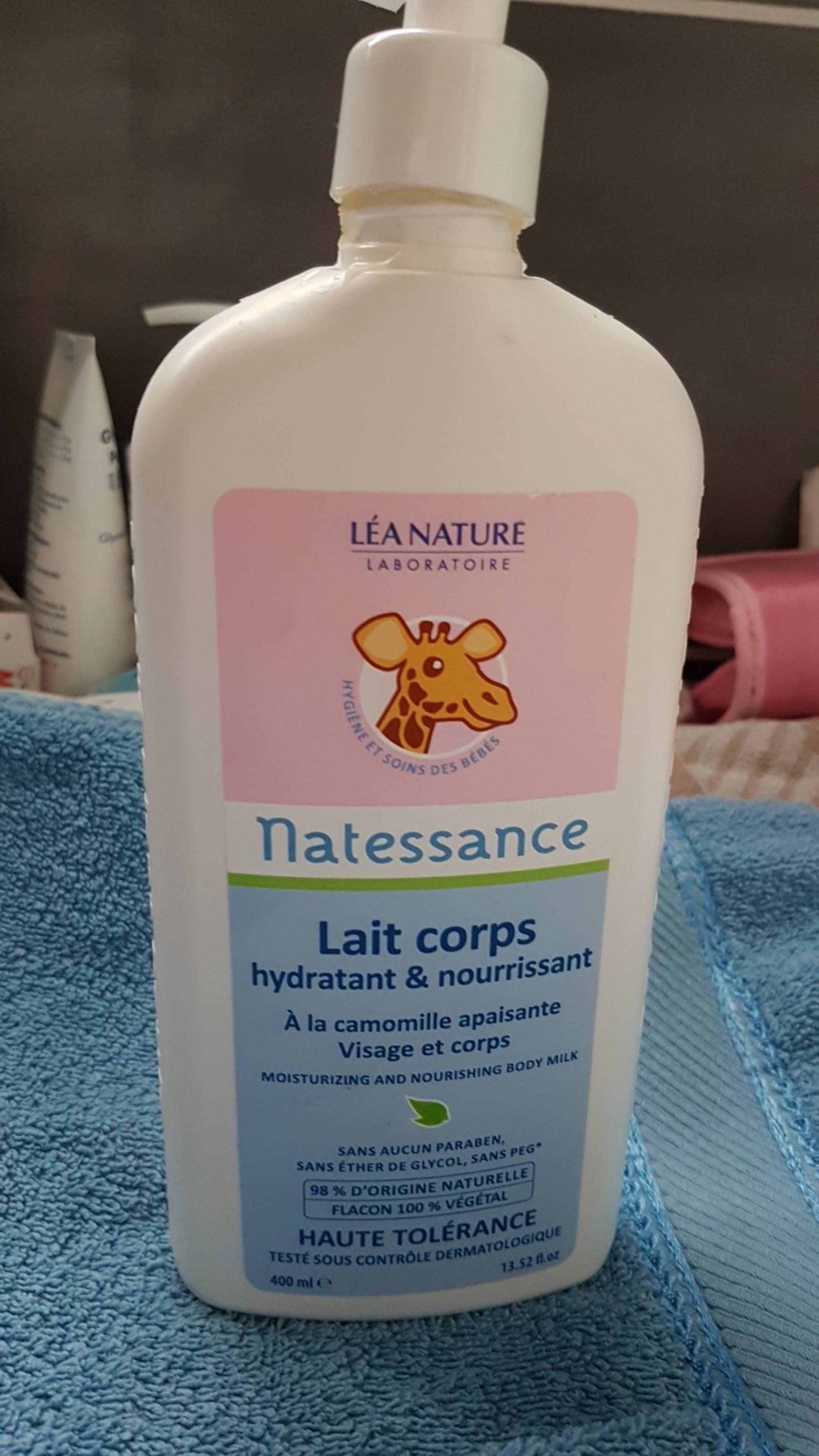NATESSANCE - Lait corps hydratant & nourrissant bébé