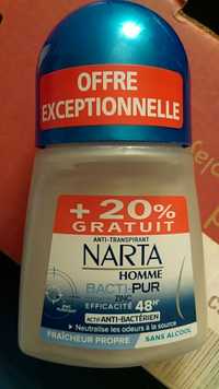 NARTA - Homme bacti-pur zinc - Anti-transpirant anti-bactérien