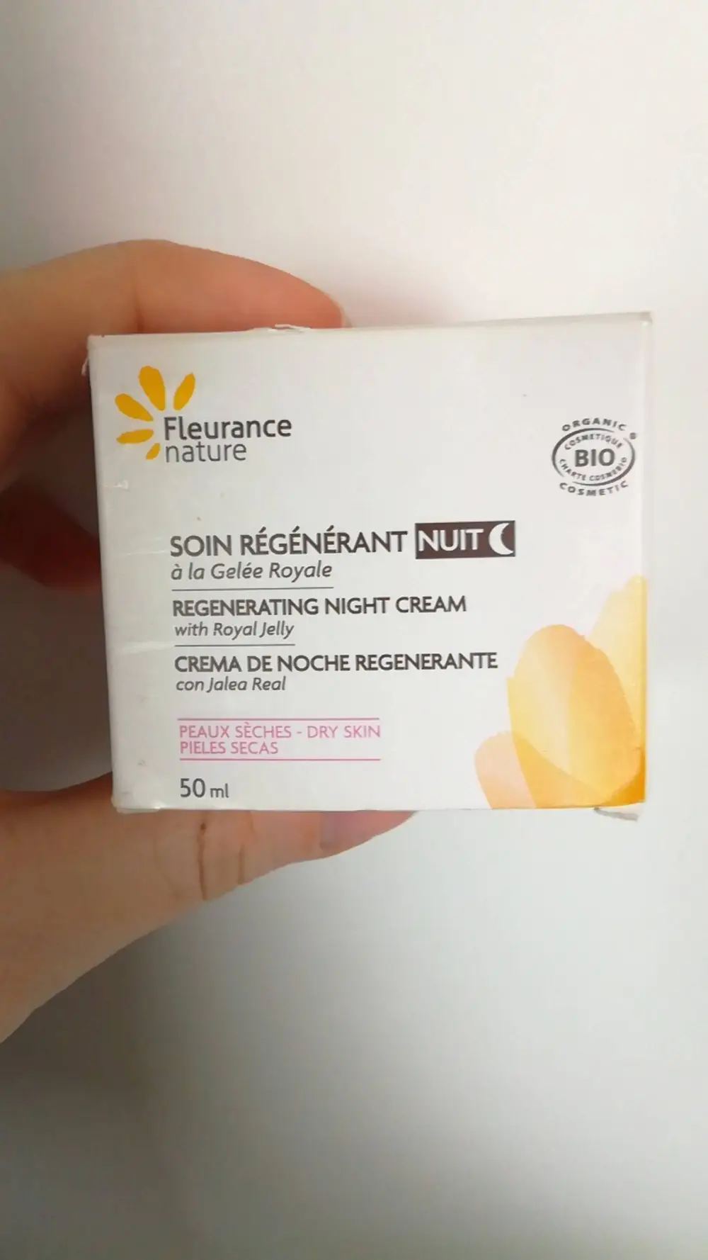 FLEURANCE NATURE - Soin régénérant nuit à la gelée royale - Peaux sèches