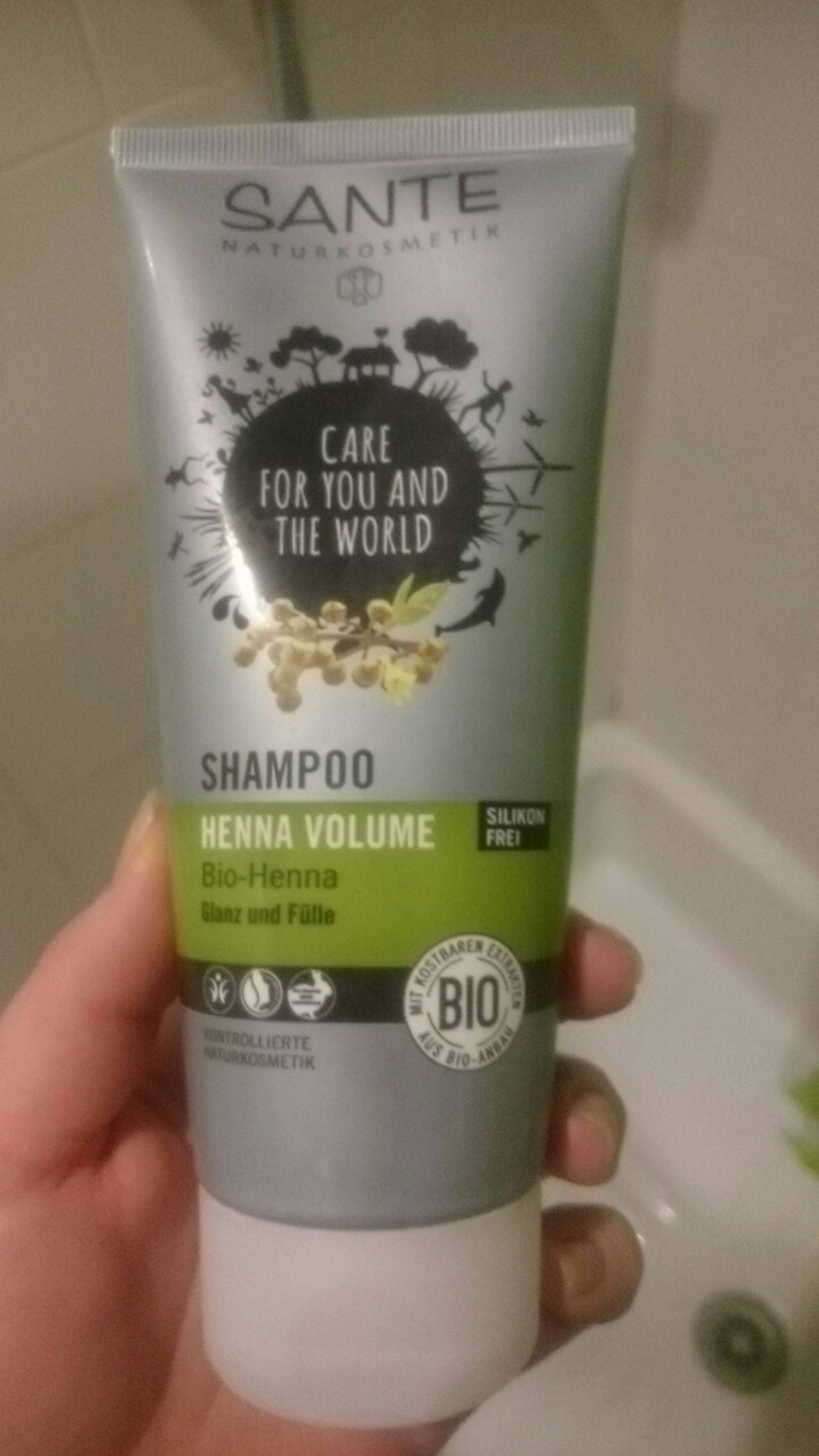 SANTE NATURKOSMETIK - Henna volume - Shampoo